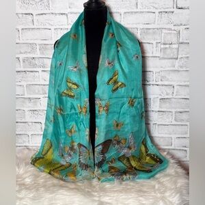 Butterfly Print Women's Scarf,  pictures don’t do it justice beautiful‎ piece